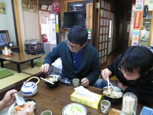 湯西川でけんちん蕎麦をいただきました